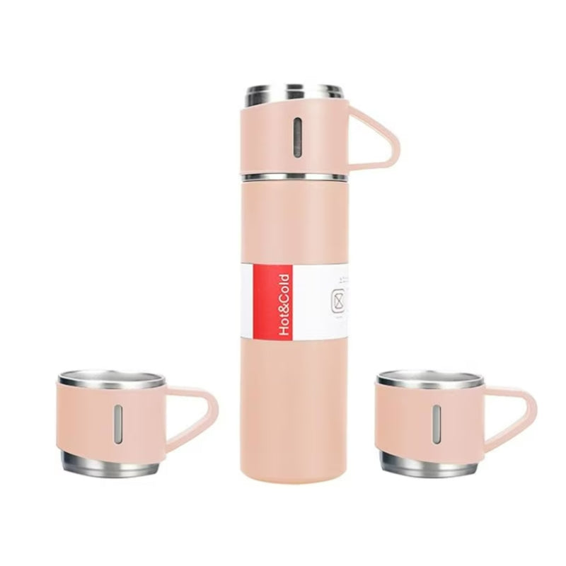 Thermos Avec Tasse - Rose