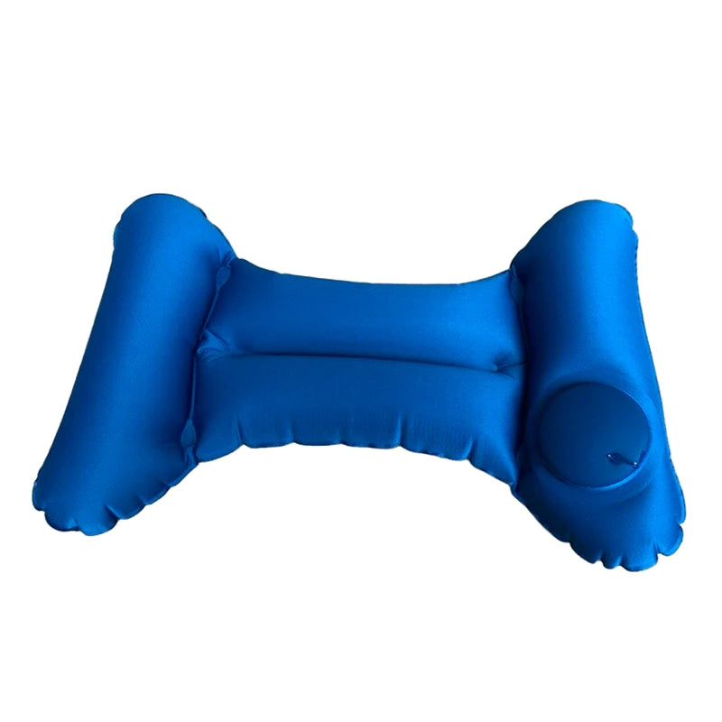 coussin cou voyage - Bleu