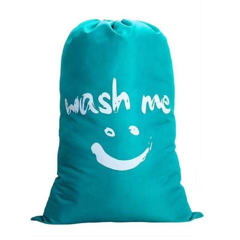 large dirty laundry travel bag - Blue - Wash me