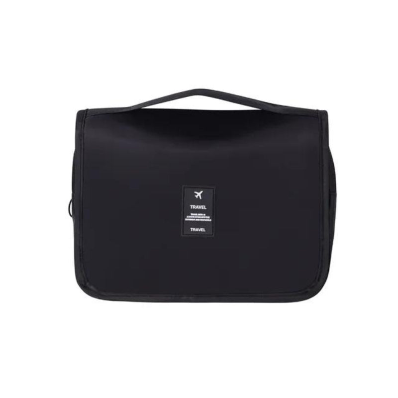trousse de toilette pliable à suspendre - Noir 1