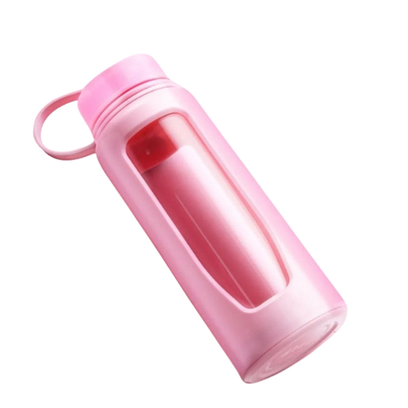 Bouteille En Verre Gourde - Rose