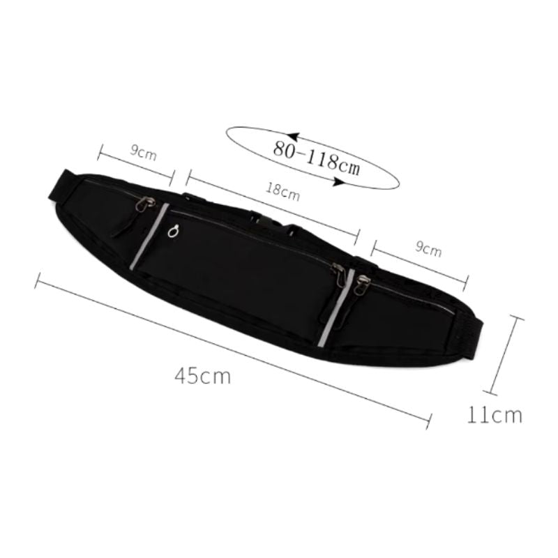 ceinture de voyage femme - Noir