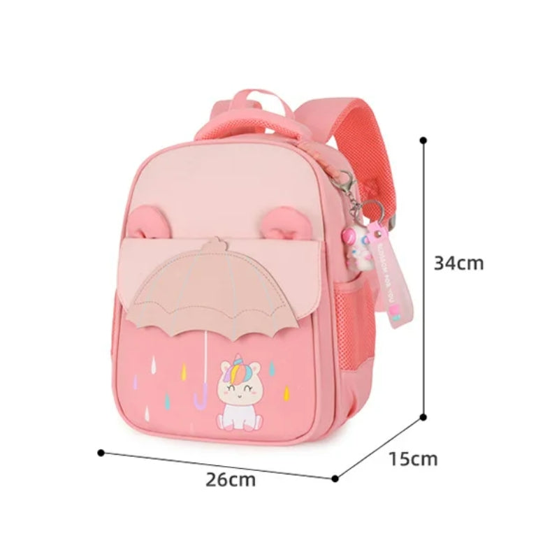 Sac à Dos Enfant Personnalisé gros plan motif - Violet - Bleu Ciel - Rose - Bleu Marine et Orange - Bleu Marine et Bleu Ciel - Bleu Marine et Vert