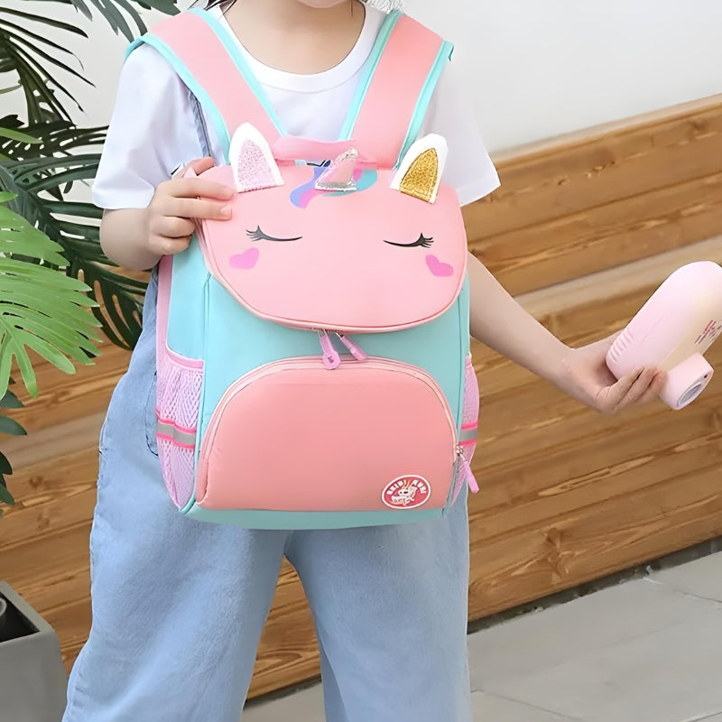 Sac à Dos Personnalisable Enfant portée à la main - Rose et Violet - Rose et Bleu Ciel - Rose et Bleu Marine - Rouge et Bleu Marine - Bleu Ciel et Bleu Marine - Jaune et Bleu Marine - Bleu Royal et Bleu Marine
