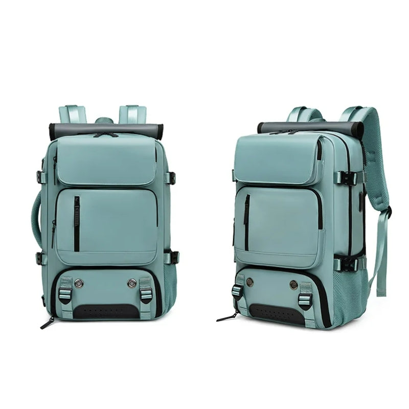 Sac De Voyage Format Pratique deux angles différents - Turquoise