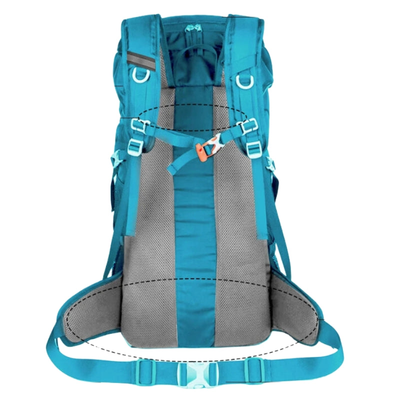 Sac Randonnée 50l dos du sac - Turquoise - Vert Armée - Bleu - Noir - Rouge