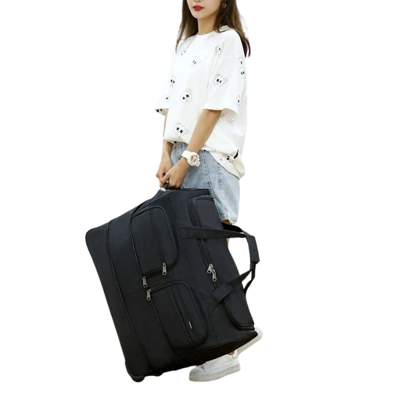 Sac De Voyage Trolley portée à la main - Noir - Bleu Marine - Rouge - Gris