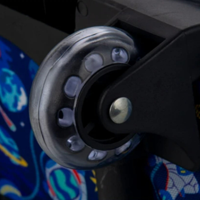 Sac a Dos Roulette Voyage Enfant roue transparente détaillée - Moto