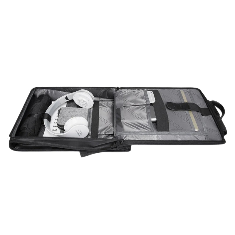 Sac à Dos Ordinateur Homme Luxe compartiment ouvert - Noir - Gris