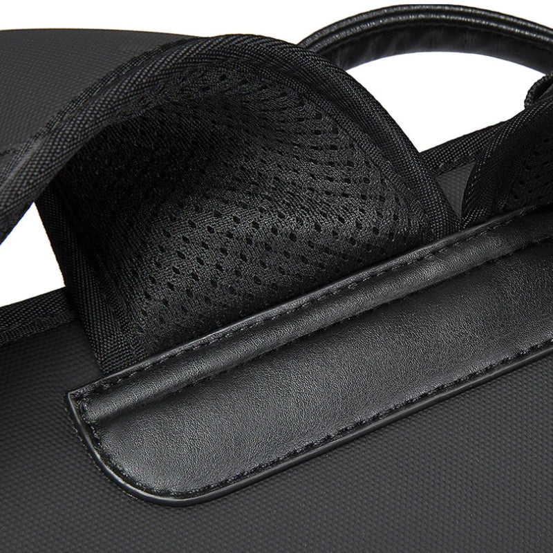 Sac à Dos Ordinateur Homme Luxe compartiment ouvert - Noir - Gris