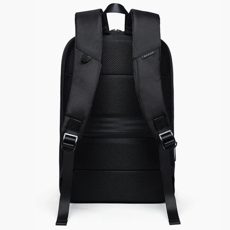 Sac à Dos Ordinateur Imperméable pour Homme vue arrière détaillée - Gris - Bleu Marine - Noir