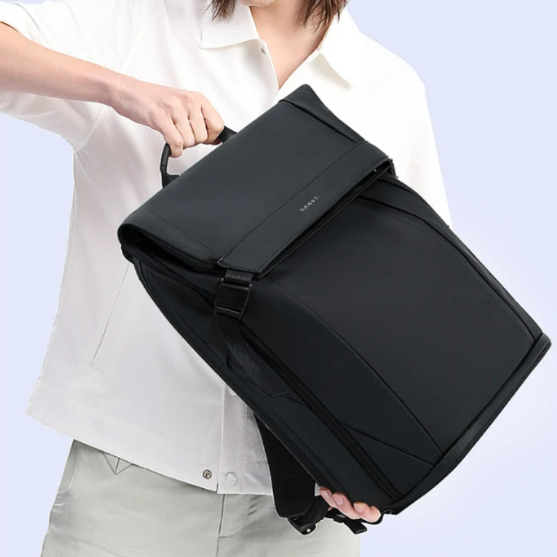 waterproof backpack carried by hand - Black