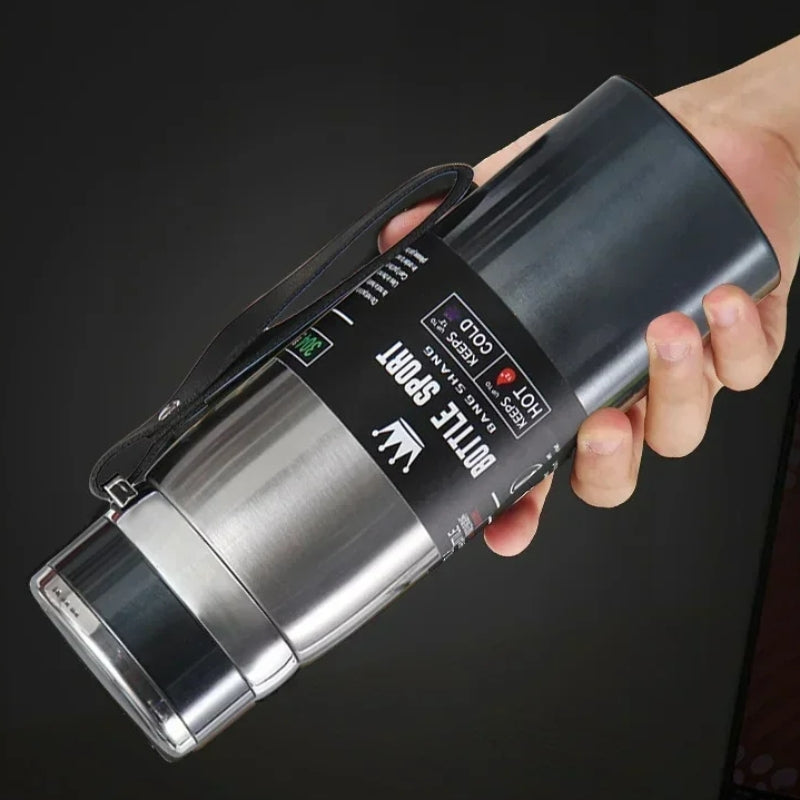 Thermos avec Filtre à Thé tenue en main - Doré - Rouge - Noir - Bleu