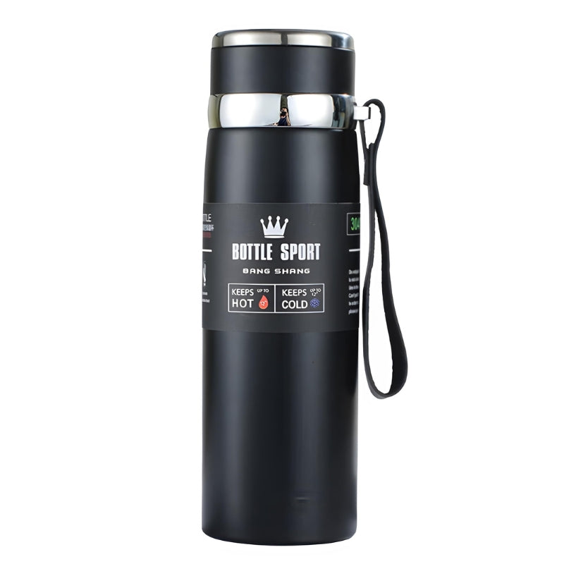 Thermos avec Filtre à Thé - Noir