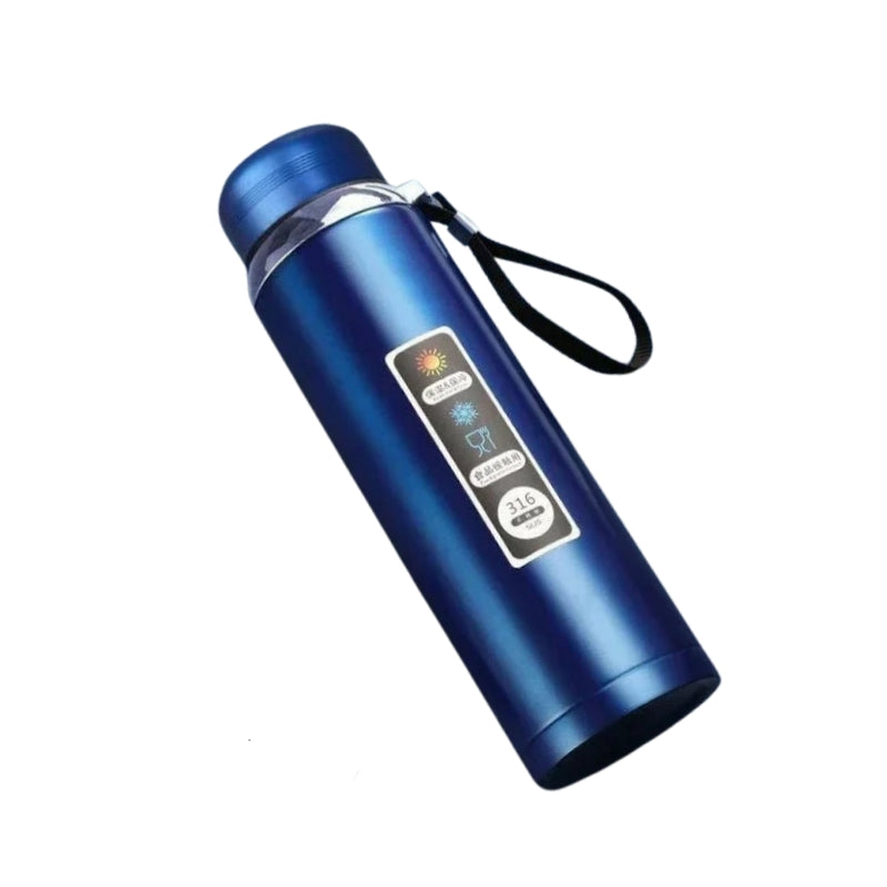 Thermos Avec Température - Bleu