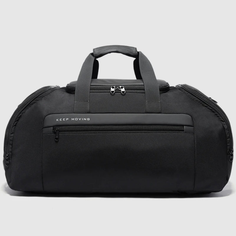 Sac De Voyage Convertible gros plan fermeture zippée - Noir