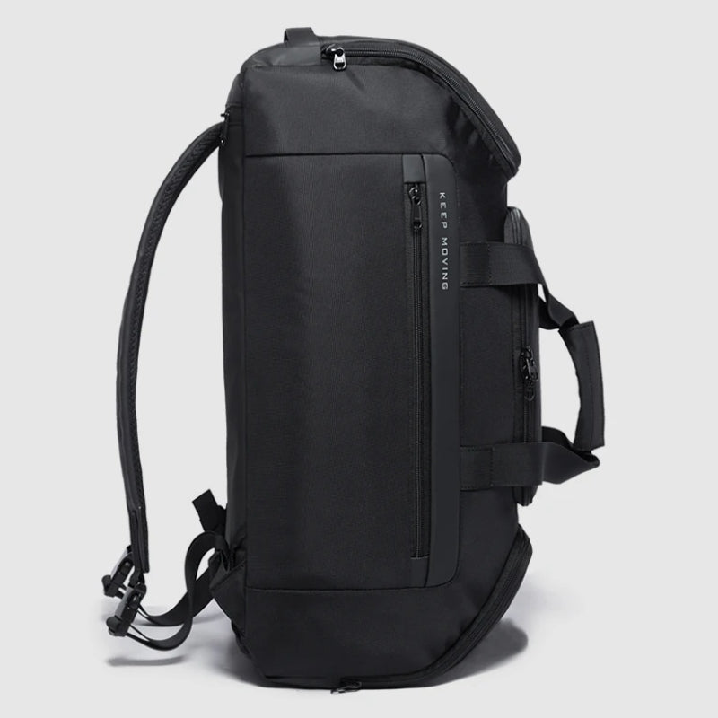 Sac De Voyage Convertible gros plan fermeture zippée - Noir
