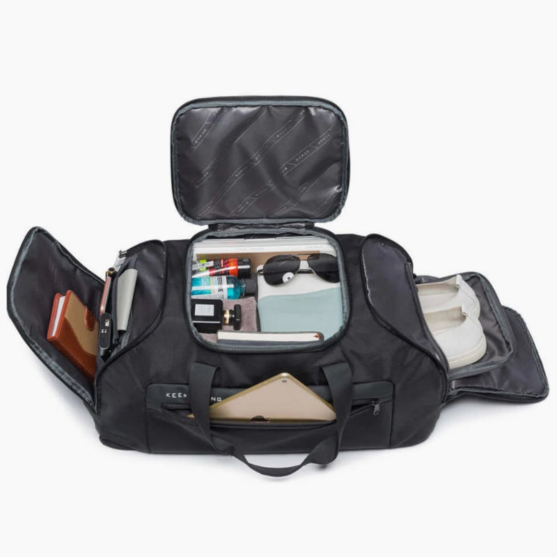 Sac De Voyage Convertible compartiment ouvert - Noir