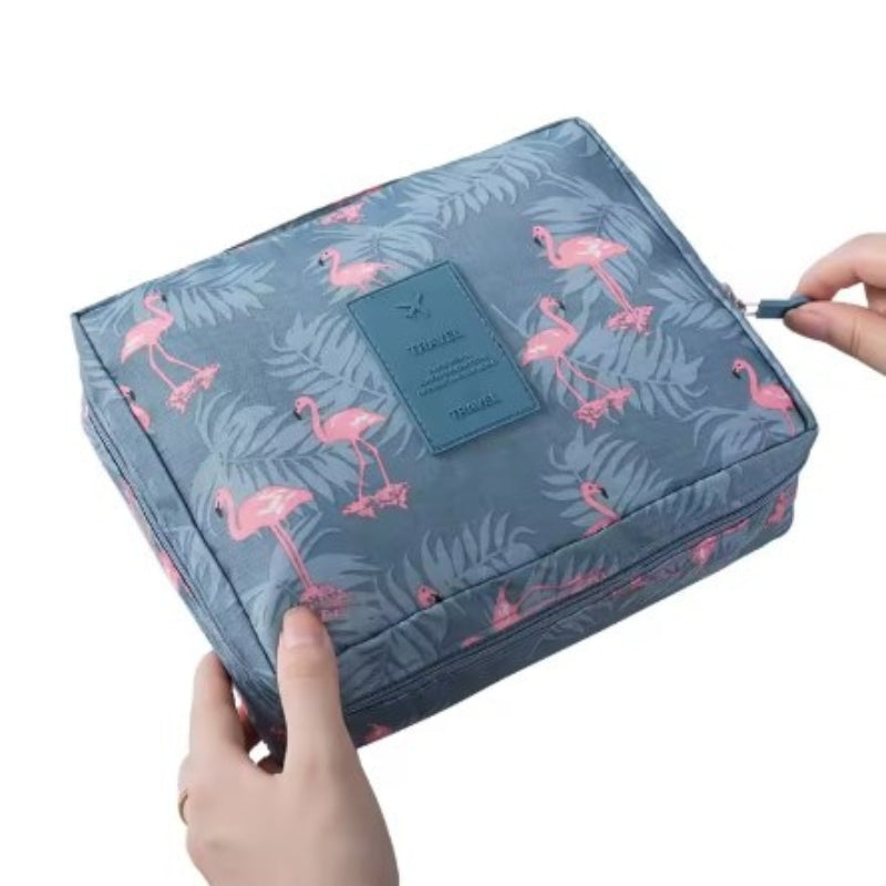 Trousse de Toilette Originale Voyage - Flamant Rose