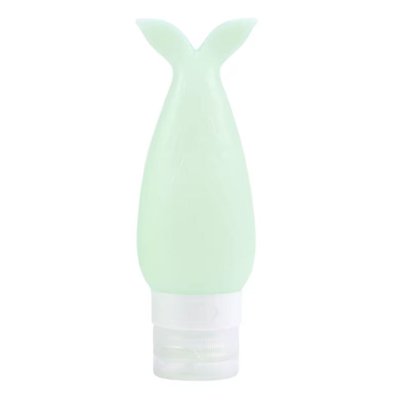 flacon vide pour voyage en silicone - Vert