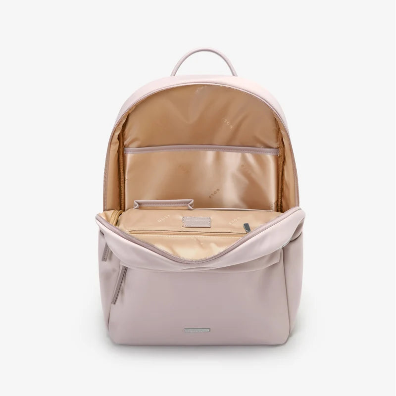 Sac à Dos Ordi 15 pouces compartiment ouvert - Beige - Noir - Rose