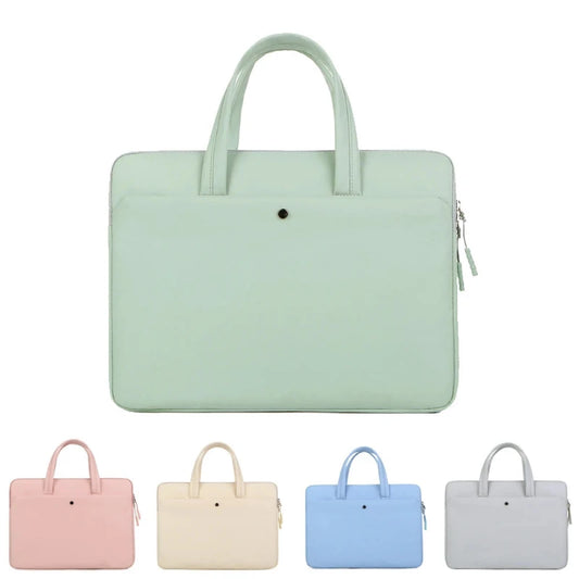 Sacoche Pour Ordi Portable gros plan produit - Vert - Rose - Beige - Noir - Gris - Bleu 