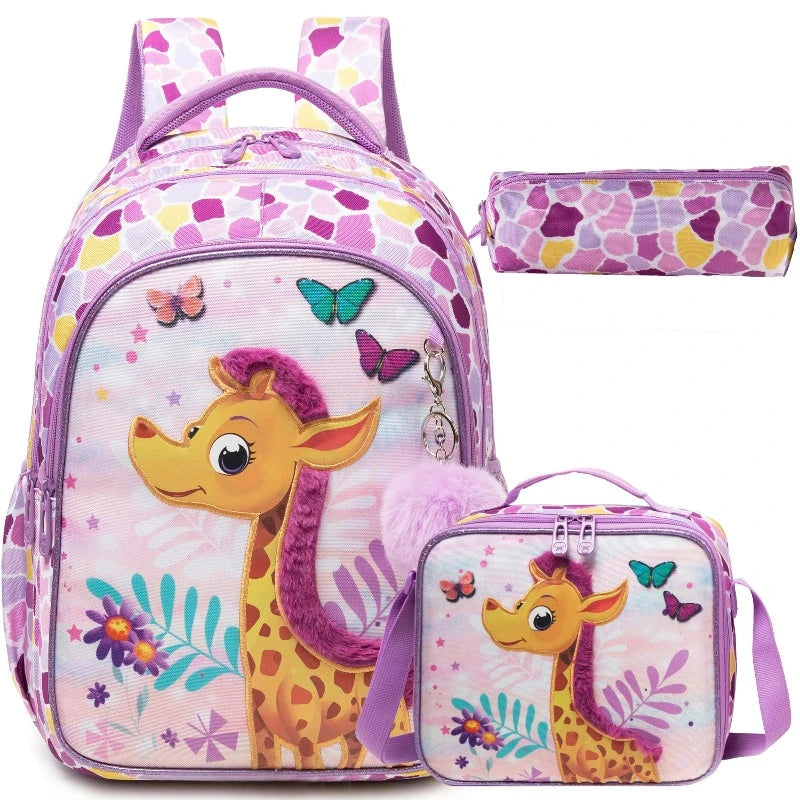 sac a dos enfant 6 ans - Motif Girafe