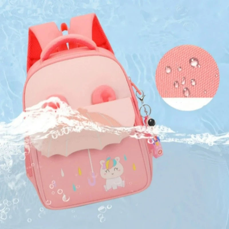 Sac à Dos Enfant Personnalisé gros plan sur le sac - Violet - Bleu Ciel - Rose - Bleu Marine et Orange - Bleu Marine et Bleu Ciel - Bleu Marine et Vert