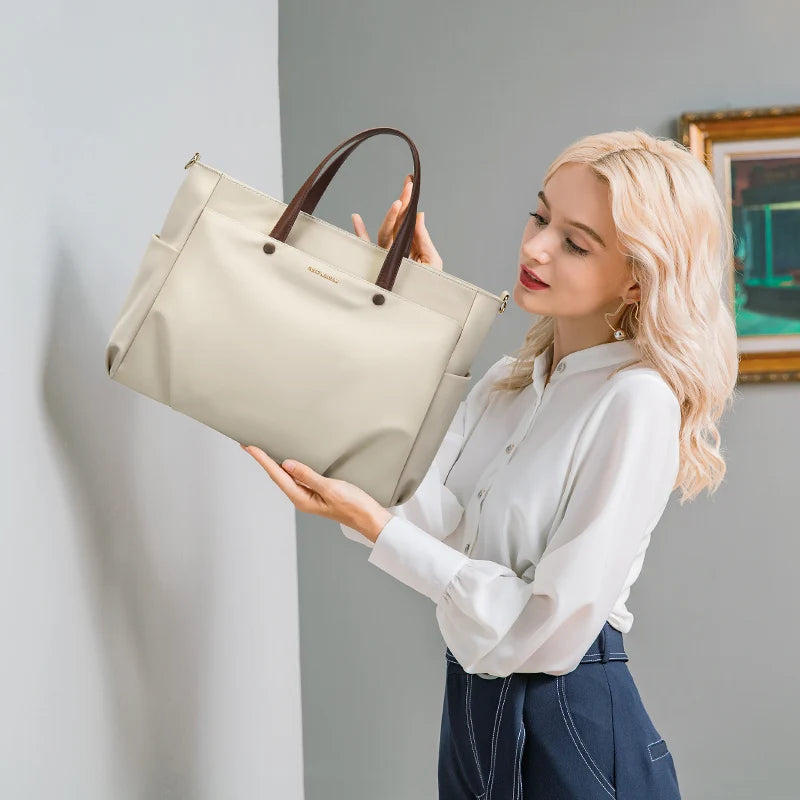 Sac à Main de Voyage Femme portée à la main - Beige - Rose - Noir