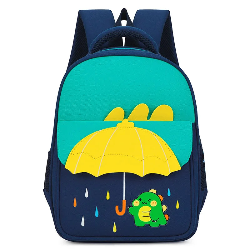 sac à dos enfant personnalisé - Bleu Marine et Vert
