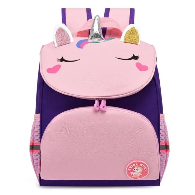 sac à dos personnalisable enfant - Rose et Bleu Marine