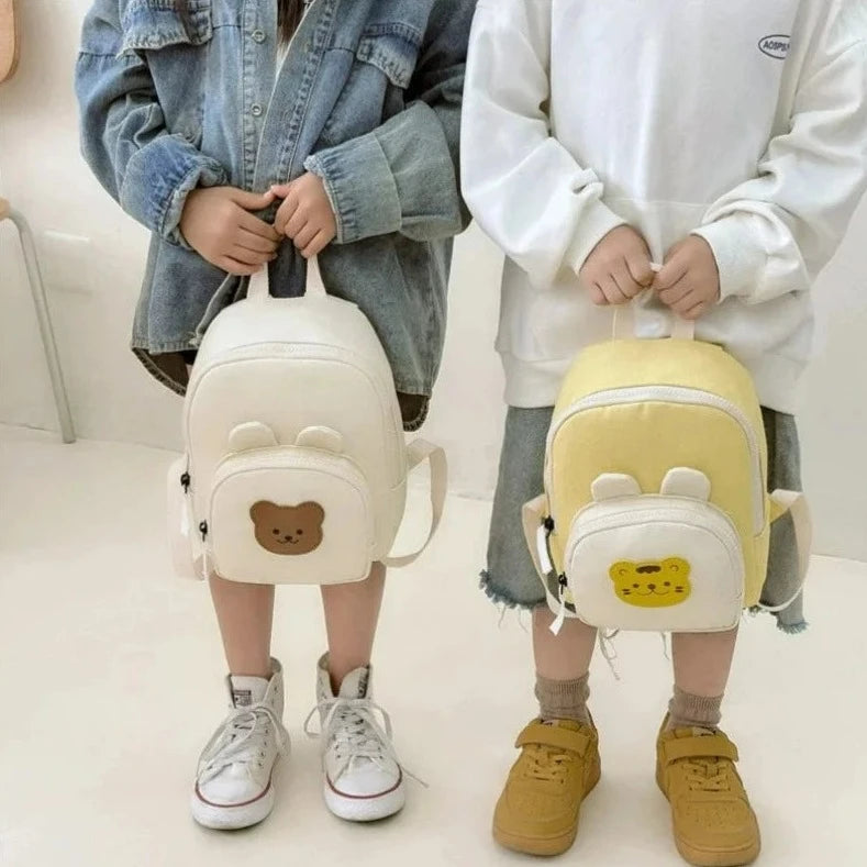 Sac a Dos Enfant 3 ans deux sacs à dos - Beige - Rose - Jaune - Blanc Crème