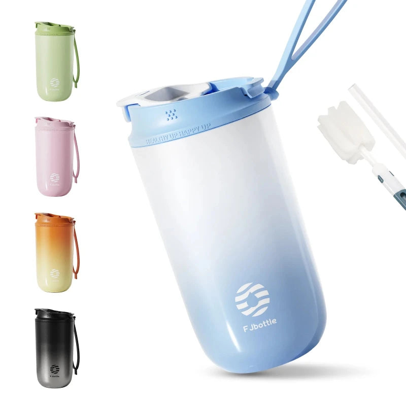 Mug Thermos Café gros plan ouverture - Bleu - Vert - Orange - Rose - Noir