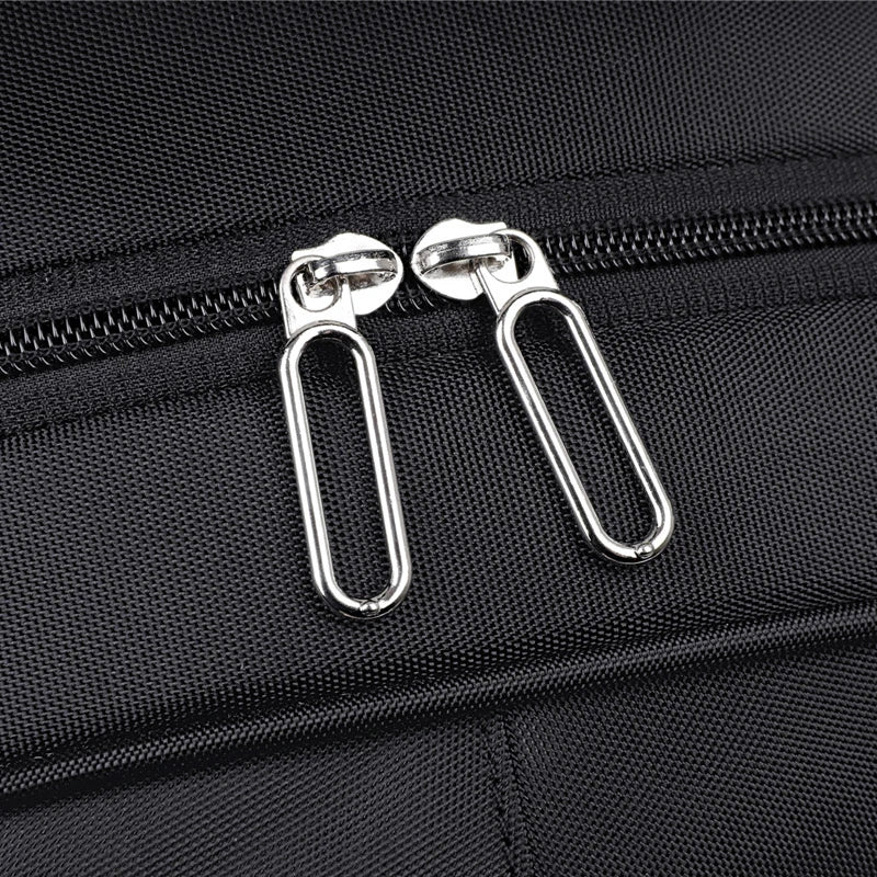 Sac à Dos à Roulettes gros plan fermeture zippée - Bleu Marine - Gris - Noir
