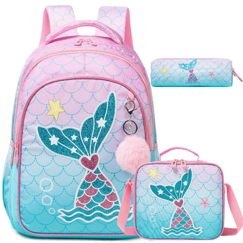 sac a dos enfant 6 ans - Motif Sirène 2