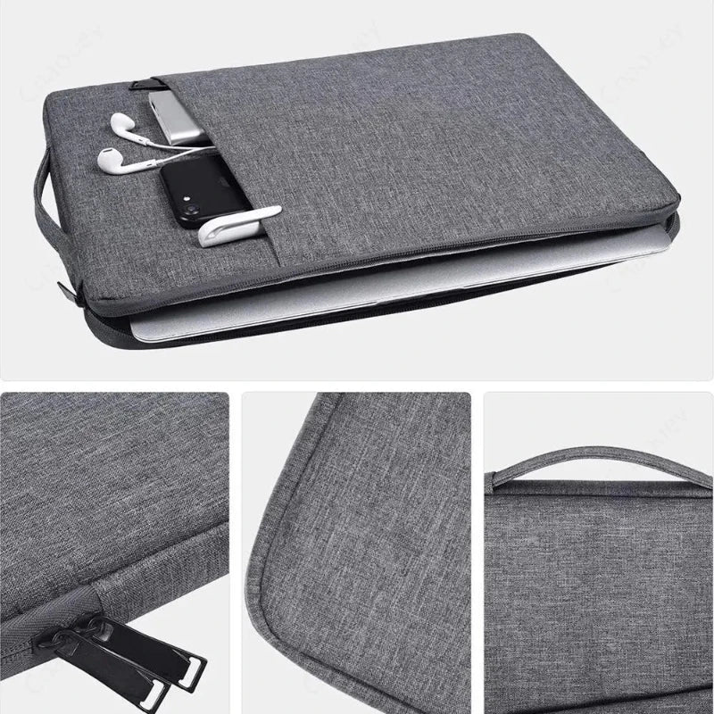 Pochette pour Ordi Portable compartiment ouvert - Gris Foncé - Bleu Marine - Noir - Bleu Clair - Fuchsia - Gris Clair - Violet - Rose