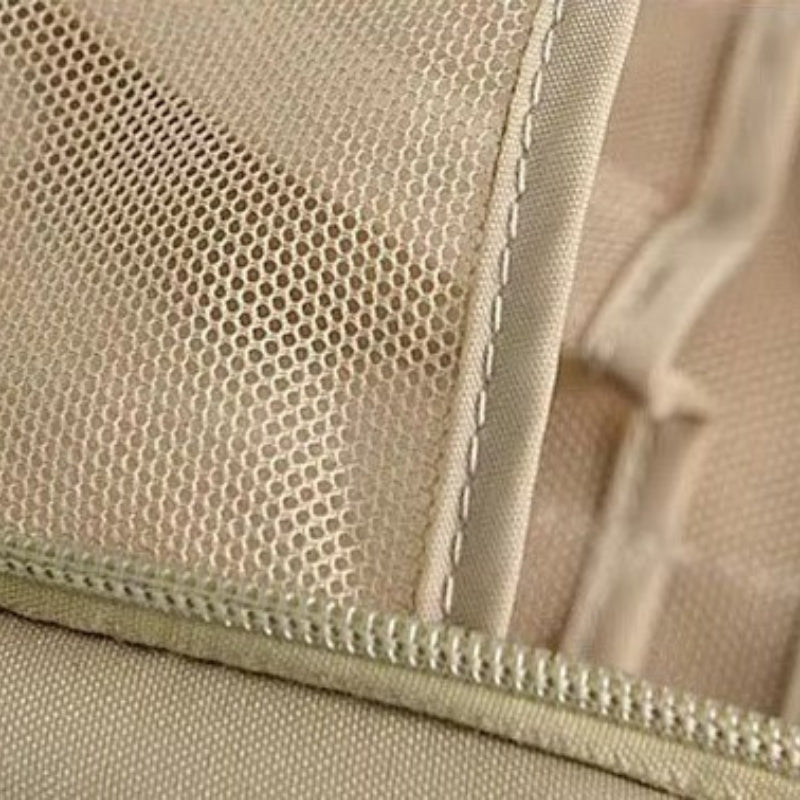 Grande Trousse De Toilette à Suspendre gros plan fermeture zippée - Rose - Vert - Beige - Bleu Marine - Rouge - Bleu Ciel