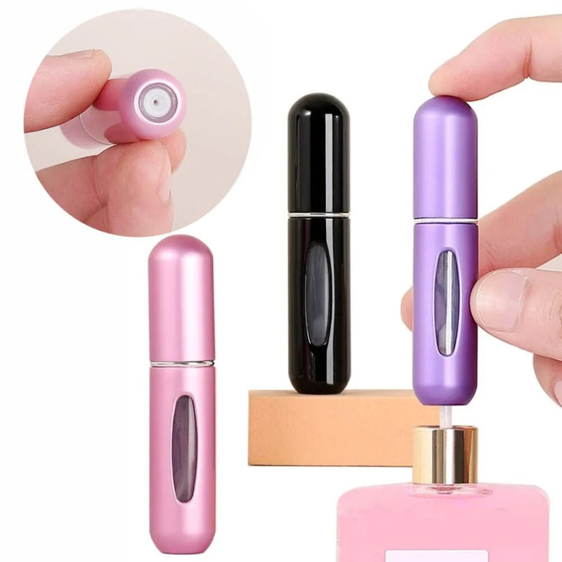 atomiseur parfum - Noir brillant - Noir Mat - Bleu Mat - Bleu Brillant - Violet Mat - Violet Brillant - Rose Brillant - Rose Mat - Rose Fushia Mat - Rouge Mat - Or Brillant - Vert Mat - Argent Brillant - Argent Mat - Marron
