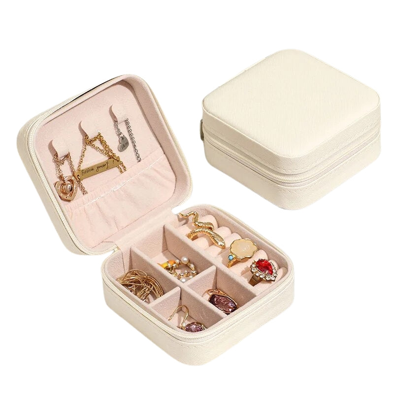 boite a bijoux voyage - Blanc