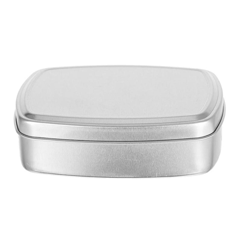 boite à savon métallique - Argent (lot de 2)