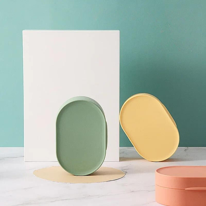 boite a savon de voyage - Rose - Vert - Jaune - Bleu