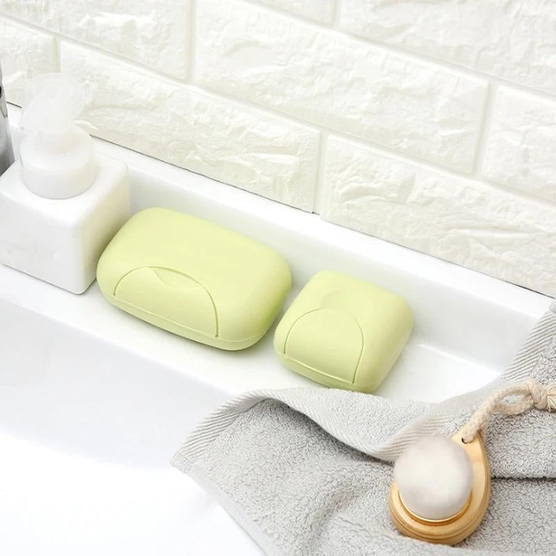 boite savon voyage - Rose - Bleu - Rose Fushia - Vert - Blanc