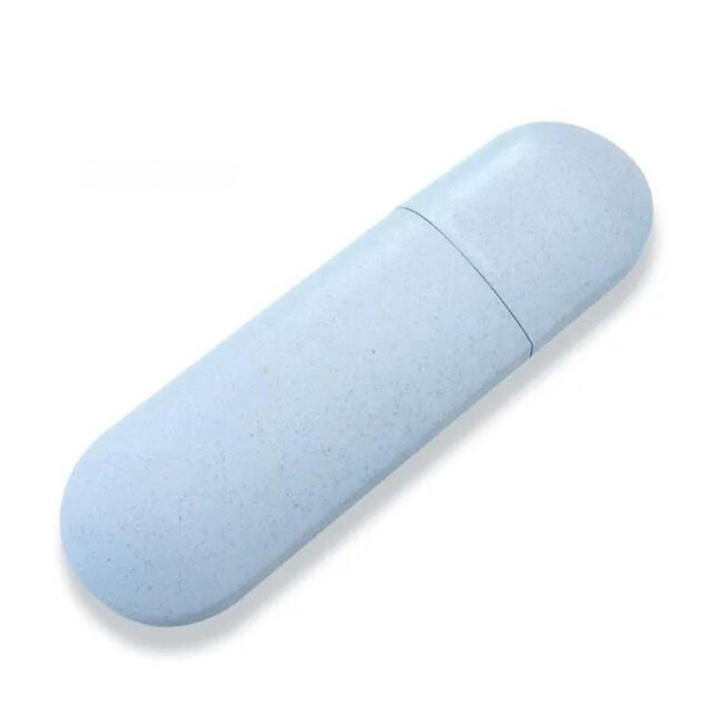 etui brosse a dent de voyage - Bleu