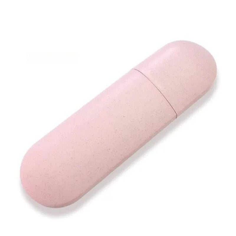 étui pour brosse à dent et dentifrice - Rose