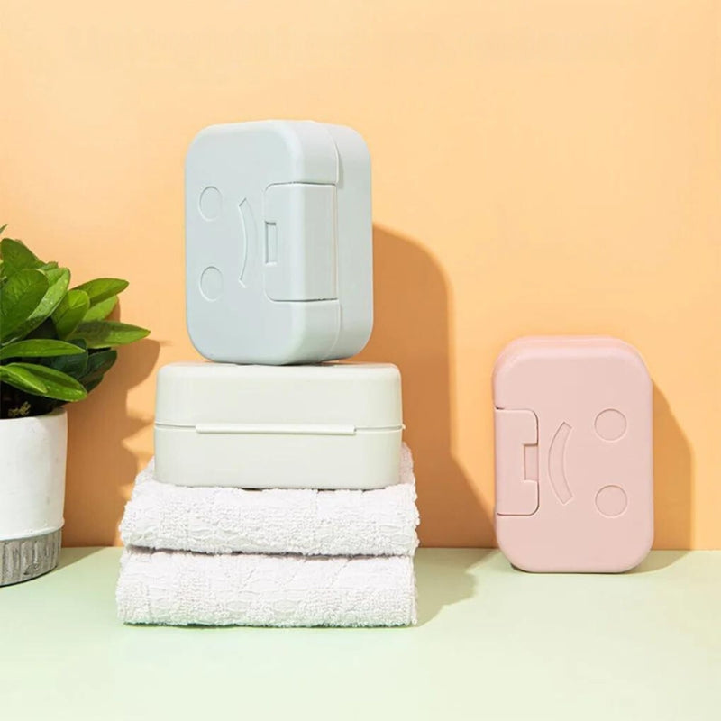 boite savon solide - Bleu - Vert - Rose - Violet