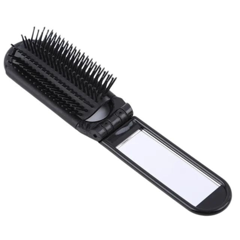 brosse miroir de poche - Noir