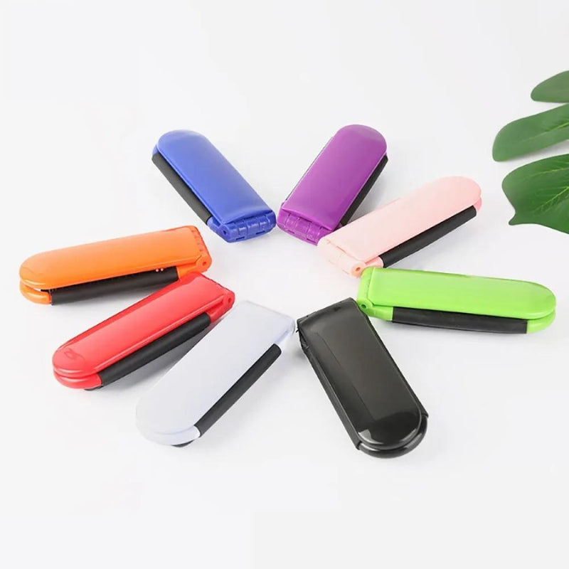 brosse avec miroir - Noir - Blanc - Orange - Bleu - Vert - Violet - Rose