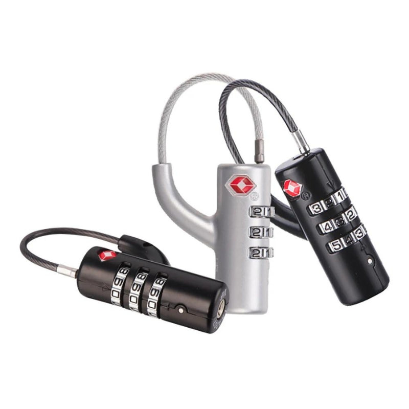 cadenas tsa sur valise - Gris - Noir
