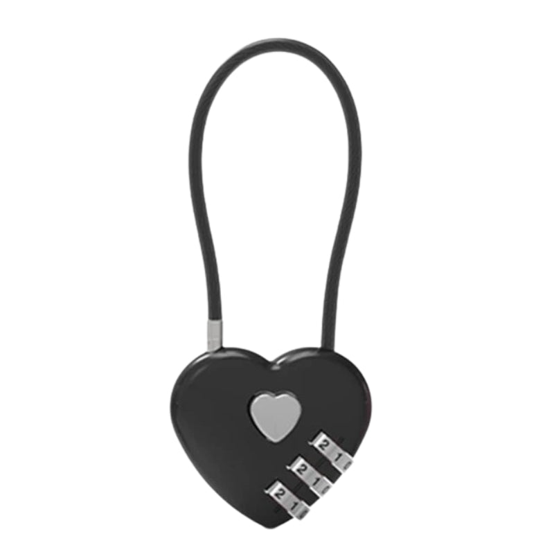 petit cadenas pour valise - Noir