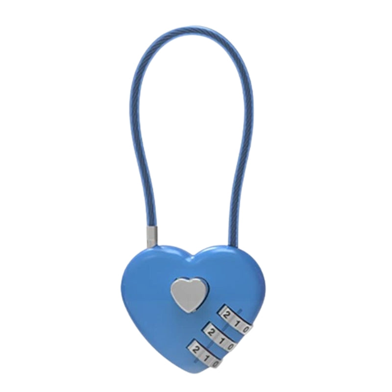cadenas valise a code - Bleu